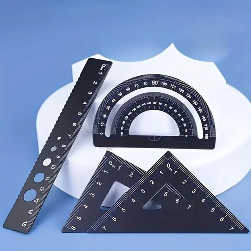 Metal protractor set - protractor,