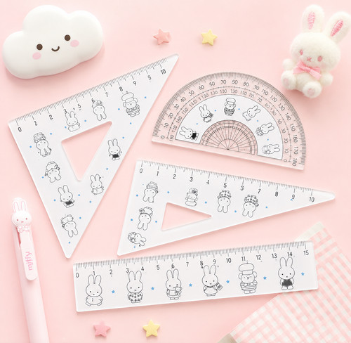 Cute bunny geometry set - cute,