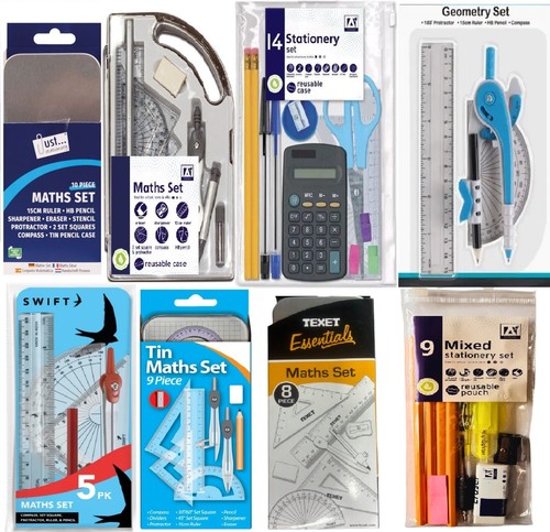 Maths geometry set - set, stationery