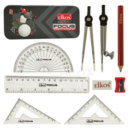 Compact maths geometry - tin, set