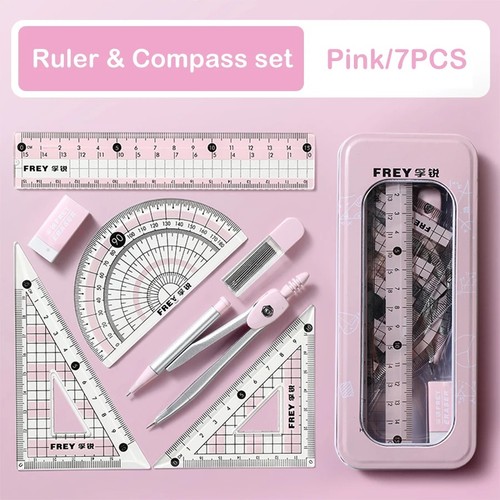 7pcs maths geometry - maths, set