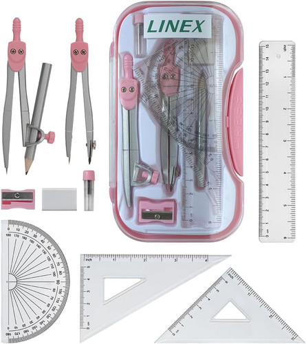 Maths geometry set - maths, 10-piece