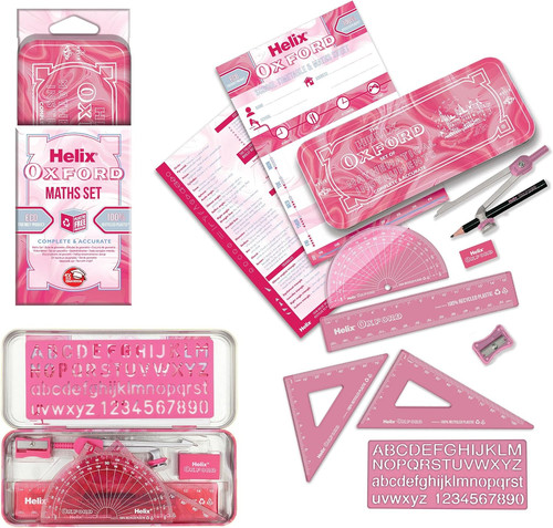 Helix maths set pink - maths,